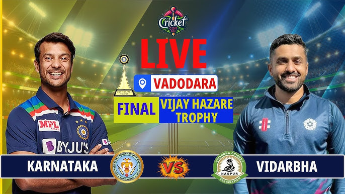 Karnataka Wins Vijay Hazare Trophy: कर्नाटक ने विजय हजारे ट्रॉफी जीती; करुण नायर फाइनल में हारे