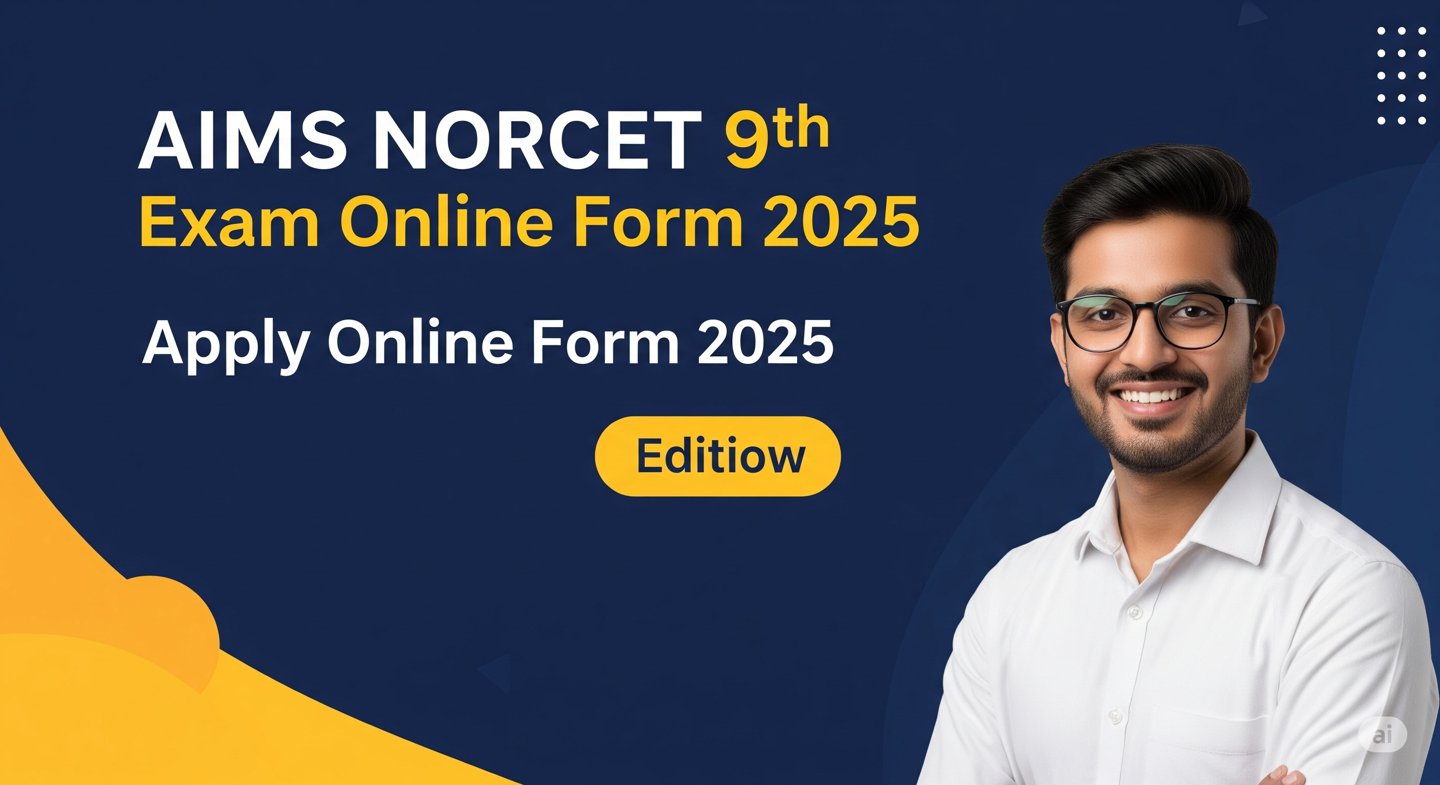AIIMS NORCET 9th Online Form 2025