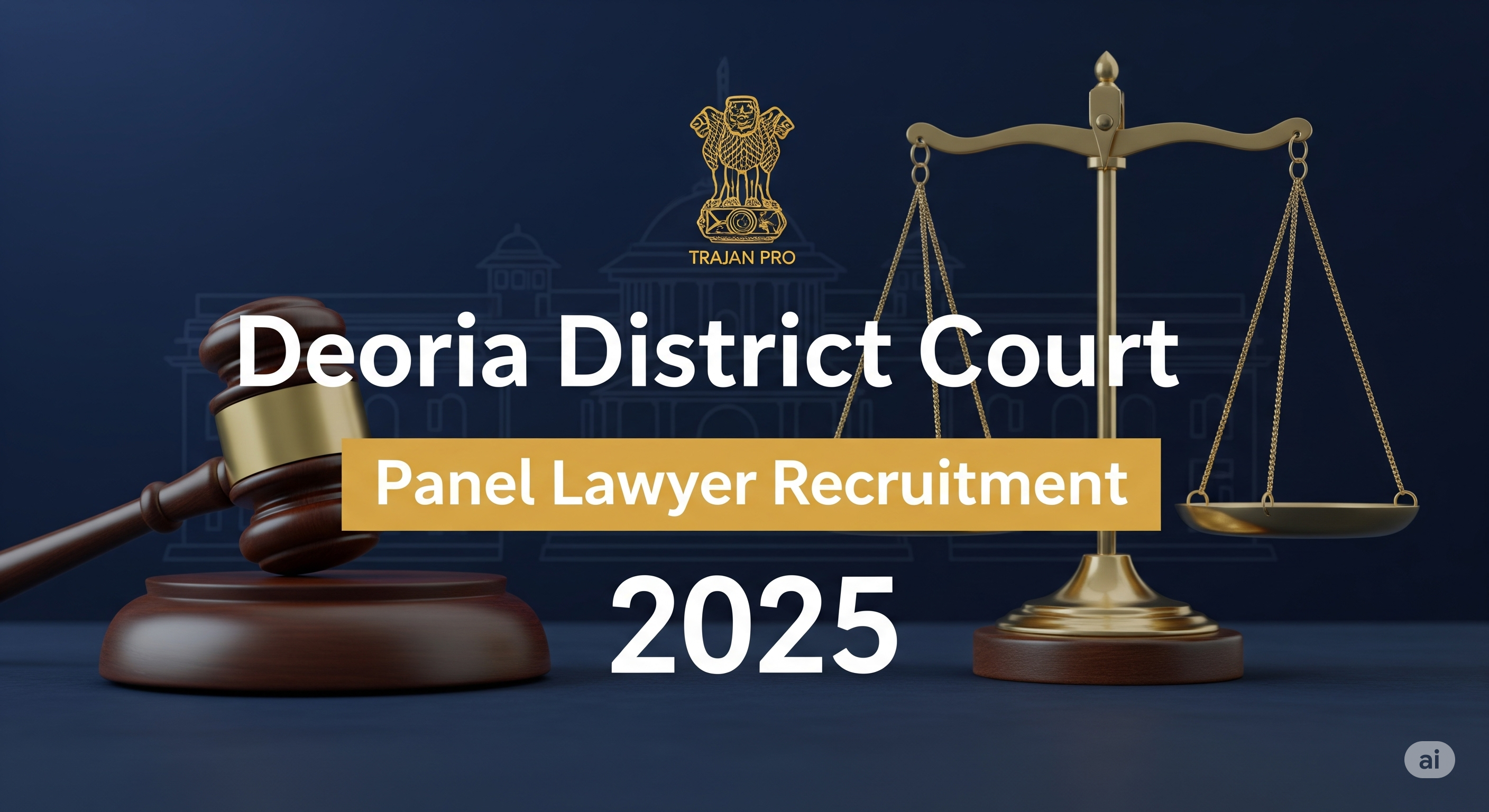 Deoria District Court Panel Lawyer Recruitment 2025
