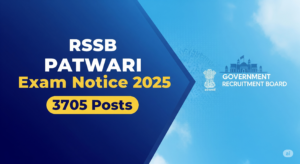 RSSB Patwari Online Form 2025