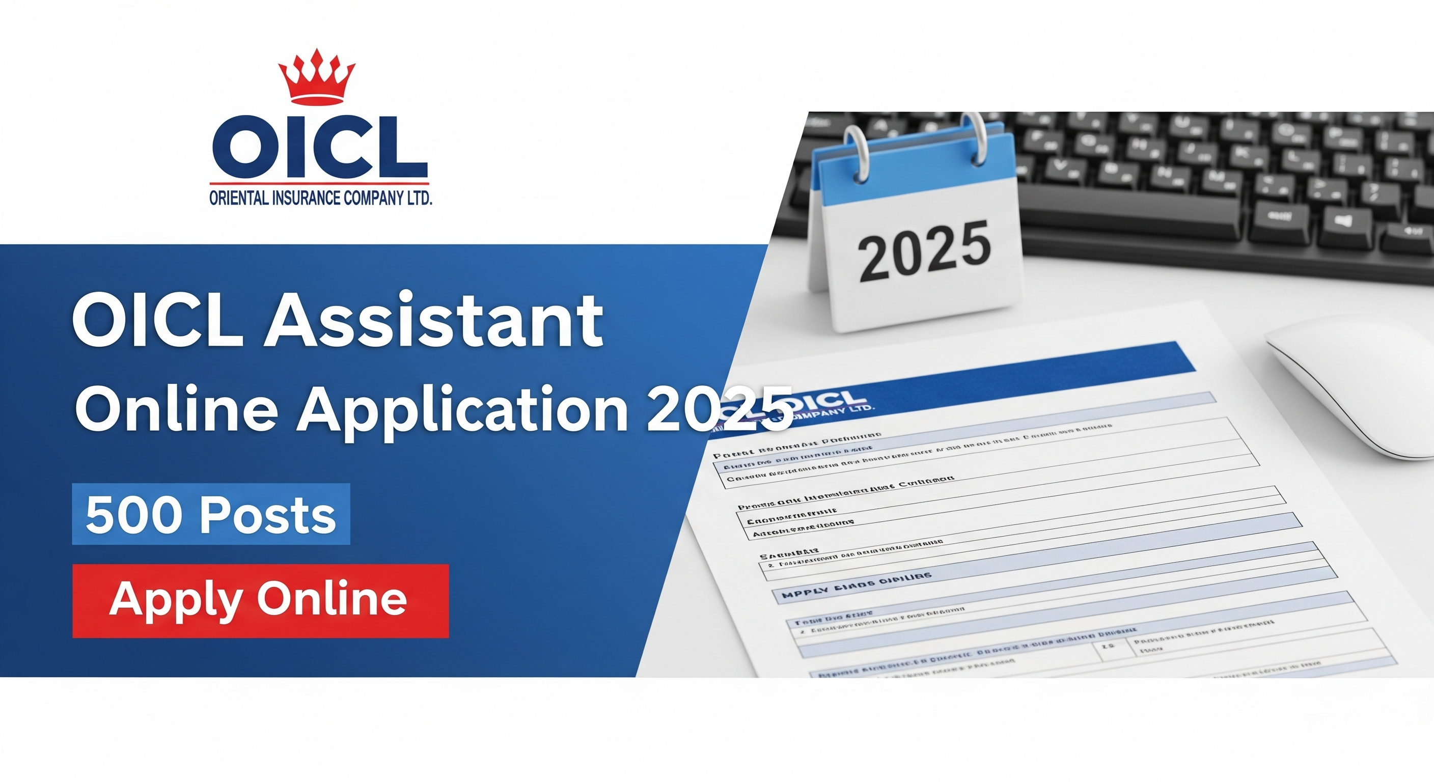 OICL Assistant Recruitment 2025