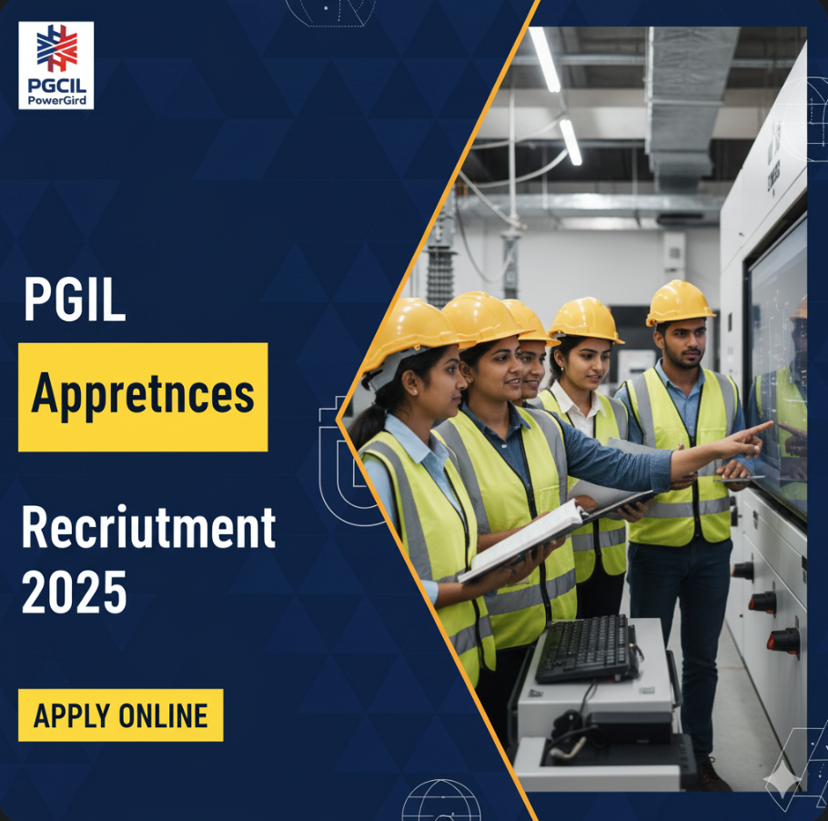 Pgil PGCIL Apprentices Recruitment 2025 𝐉𝐧𝐯 𝐓𝐢𝐦𝐞𝐬
