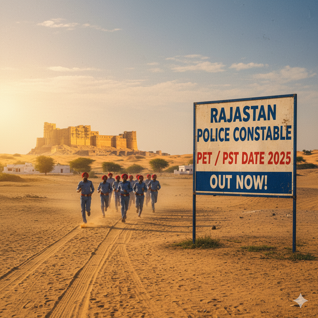 Rajasthan Police Constable PET / PST Date 2025 – Out