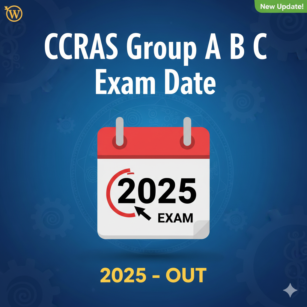 CCRAS Group A B C Exam Date 2025 – Out