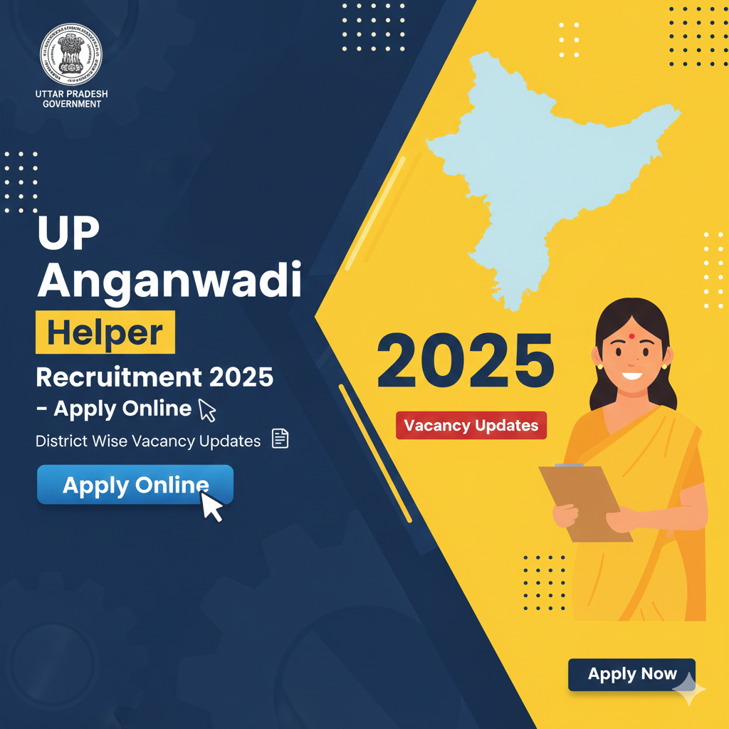 UP Anganwadi Helper Recruitment 2025 – Apply Online | District Wise Vacancy Updates
