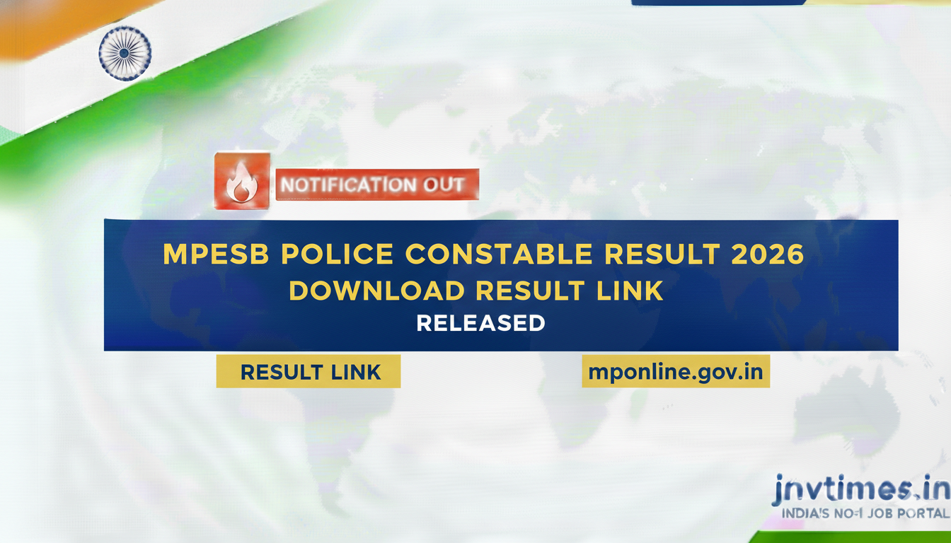 MPESB Police Constable Result 2026 – Download Result Link